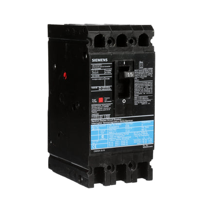 Siemens ED63B015L Circuit Breaker | 600V 15A 3P 25kA@480V Feed-Thru Sentron Series