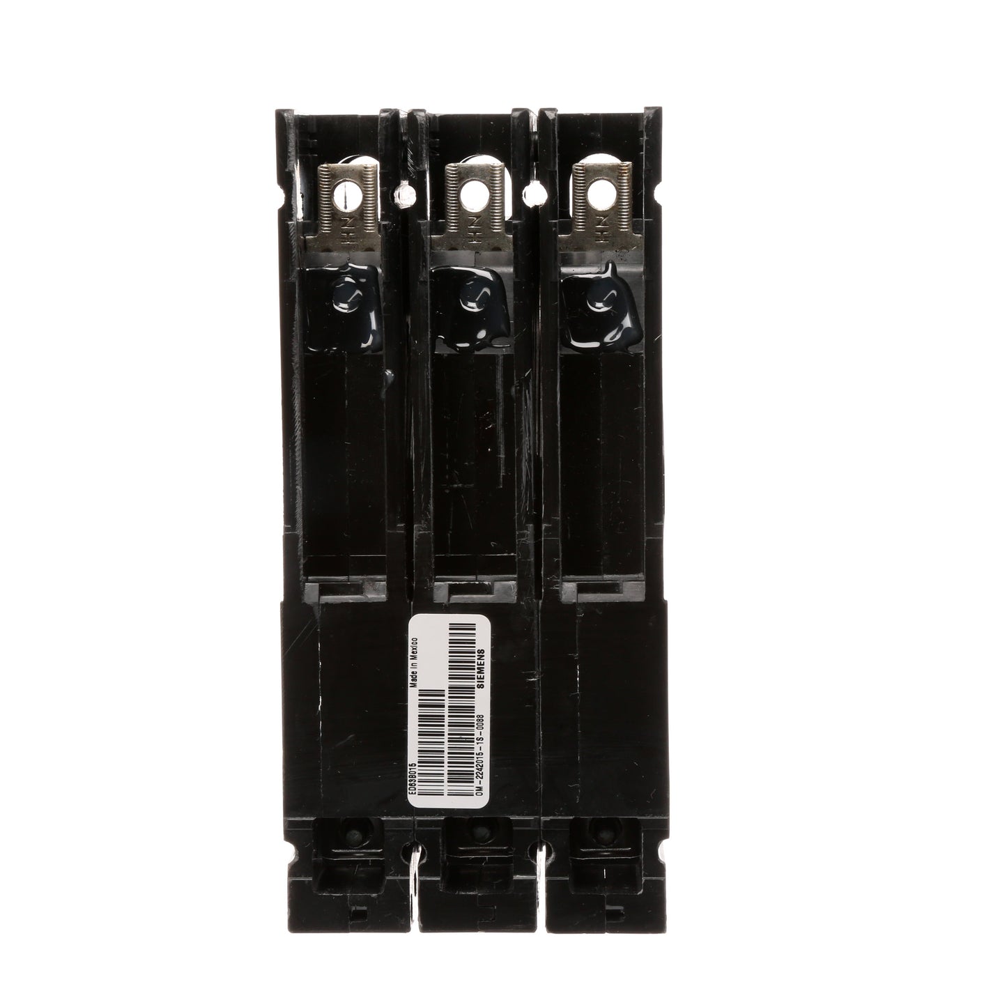Siemens ED63B015 Molded Case Circuit Breaker | 600V 15A 3P 25kA@480V Bolt-On Sentron Series