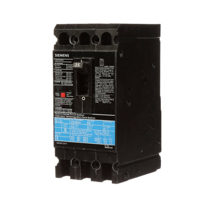Siemens ED63B035 Circuit Breaker | 600V 35A 3P 25kA@480V Bolt-On Sentron Series