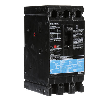 Siemens ED63B045 Circuit Breaker | 600V 45A 3P 25kA@480V Bolt-On Sentron Series