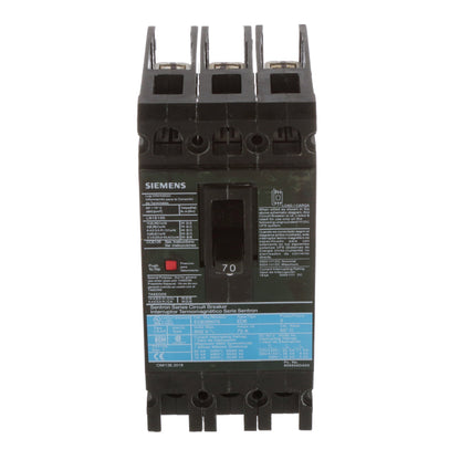 Siemens ED63B070L Circuit Breaker | Sentron Series ED 600V 70A