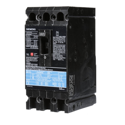 Siemens ED63B090 Molded Case Circuit Breaker | 600V 90A 3P 25kA@480V Bolt-On Sentron Series