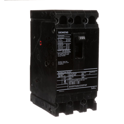 Siemens ED63S100A Circuit Breaker | 600V 100A 3P 25kA@480V Bolt-On Sentron Series