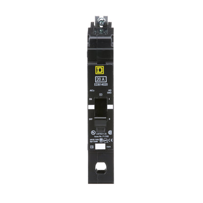 Square D EDB14020 Circuit Breaker | 277V 20A 1P 18kA@480V Bolt-on EDB Series
