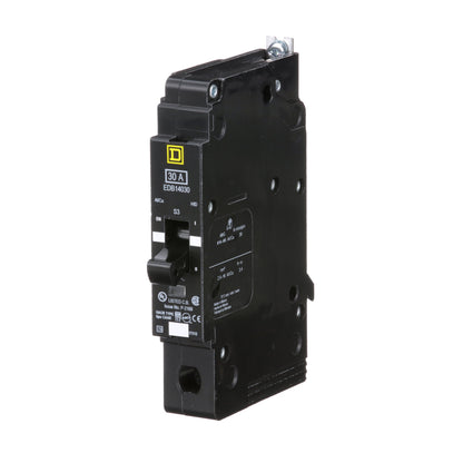 Square D EDB14030 Circuit Breaker | 277V 30A 1P 18kA@480V Bolt-on EDB Series