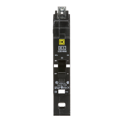 Square D EDB14040 Circuit Breaker | 277V 40A 1P 18kA@480V Bolt-on EDB Series