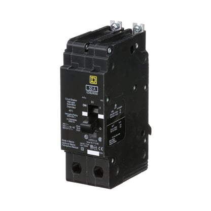 Square D EDB24050 Circuit Breaker | 480Y/277V 50A 2P 18kA@480V Bolt-on EDB Series