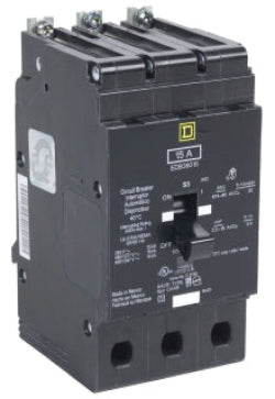 EDB36020 - Square D/ Schneider Electric Bolt-On 20 Amp 3 Pole Circuit Breaker - Essential Electric Supply
