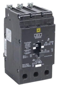 EDB36050 - Square D/ Schneider Electric Bolt-On 50 Amp 3 Pole Circuit Breaker - Essential Electric Supply