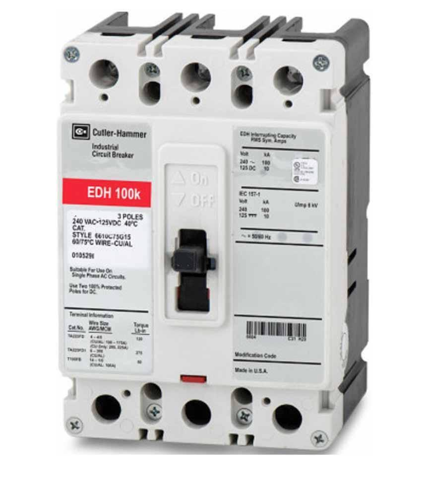 EDH3175WBP10 Cutler Hammer Molded Case Circuit Breaker Series C 175A 240V - Essential Electric Supply