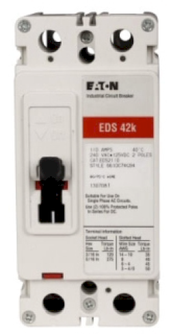 EDS2100 - Westinghouse/ Cutler Hammer/ Eaton Bolt-On 100 Amp 2 Pole Circuit Breaker - Essential Electric Supply