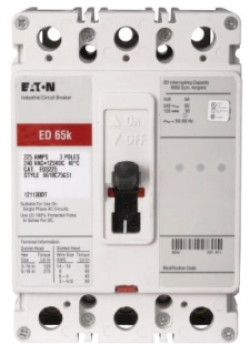 EDS3225BP10 - Eaton/ Cutler Hammer/ Westinghouse Bolt-On 225 Amp 3 Pole Circuit Breaker - Essential Electric Supply