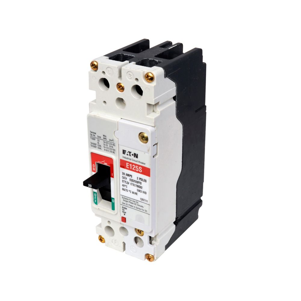 Cutler Hammer EGB2030FFB Circuit Breaker | Series G EGB 480V 30A