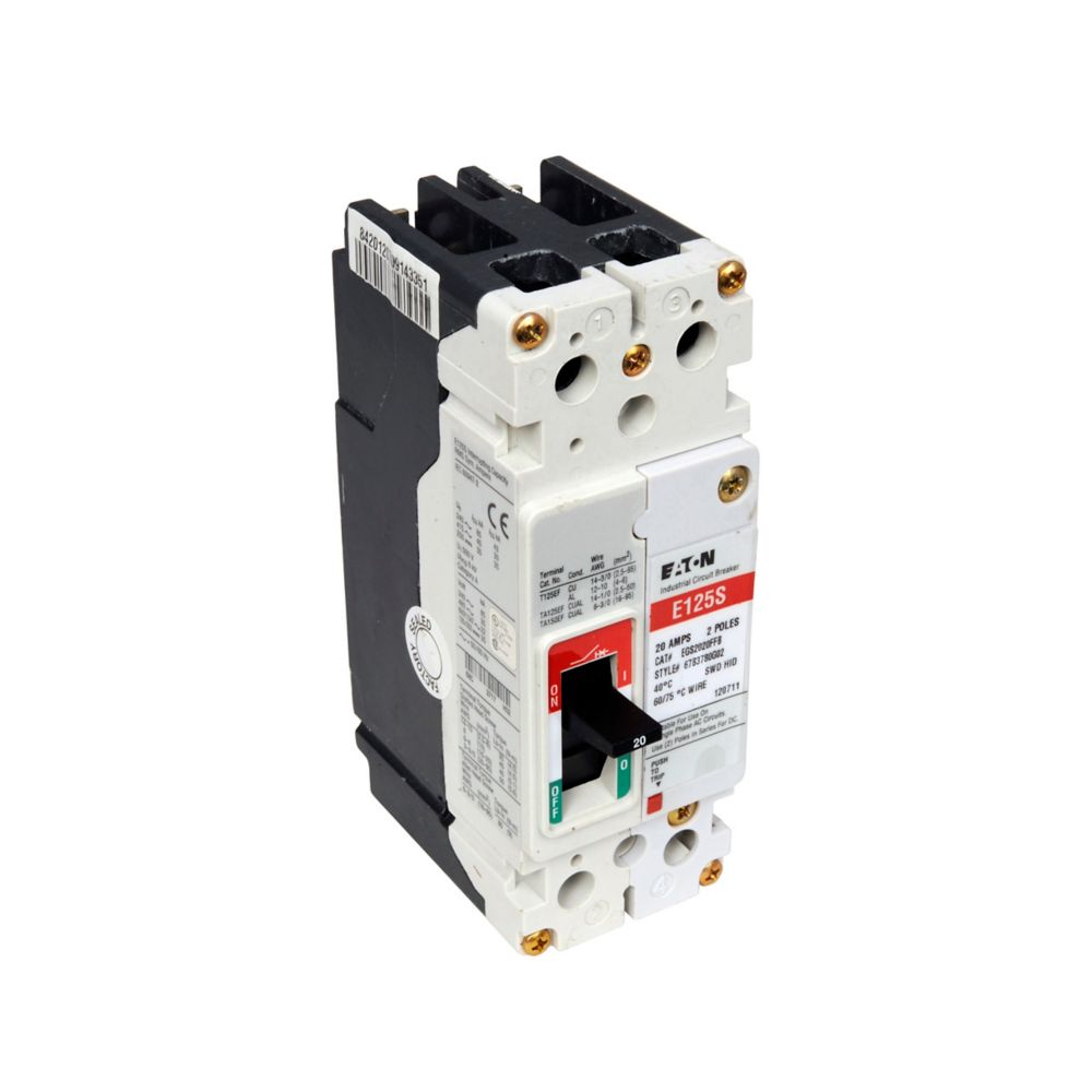Cutler Hammer EGB2030FFB Circuit Breaker | Series G EGB 480V 30A
