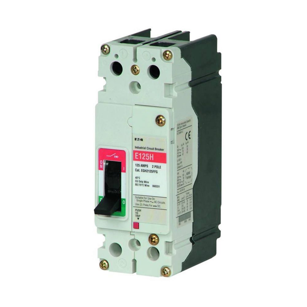 Cutler Hammer EGB2060FFG Circuit Breaker | 480V 60A 2P 18kA@480V Feed-Thru Series G