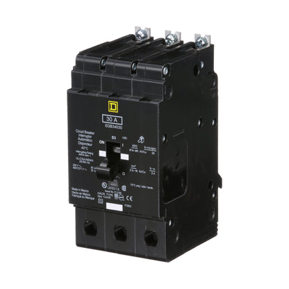 Square D EGB34030 Circuit Breaker | 480V 30A 3P 35kA@480V Bolt-On EGB Series