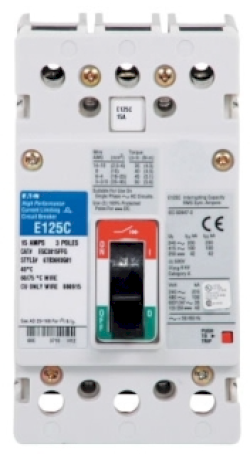 EGE3015FFG - Cutler Hammer Feed-Thru 15 Amp 3 Pole Circuit Breaker - Essential Electric Supply