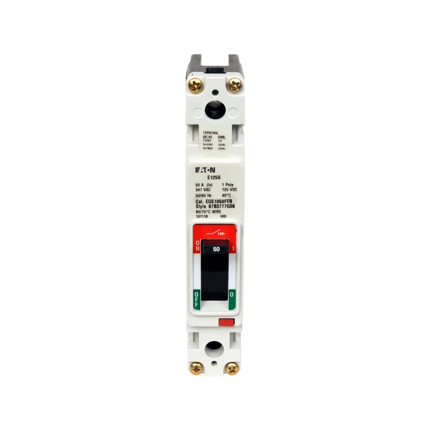 EGH1020FFB Cutler Hammer Molded Case Circuit Breaker Series G 20A 240V - Essential Electric Supply