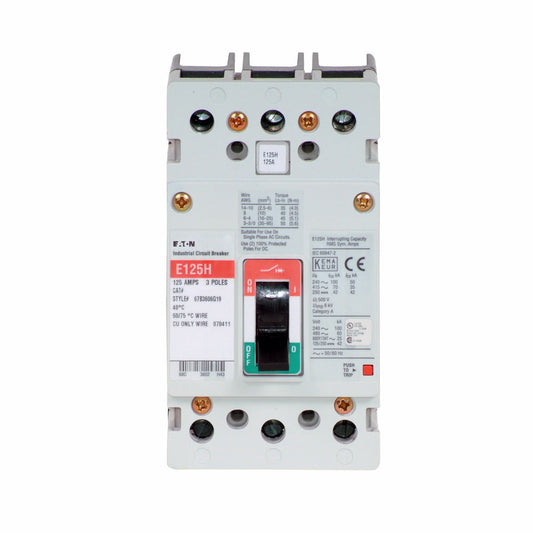 EGH3063FFG Cutler Hammer Molded Case Circuit Breaker Series G 63A 600V - Essential Electric Supply
