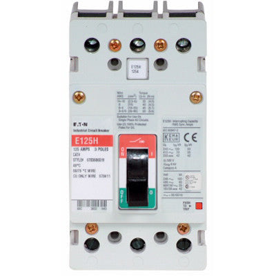Cutler Hammer EGK3125KSG Circuit Breaker | Series G EGK 480V 125A