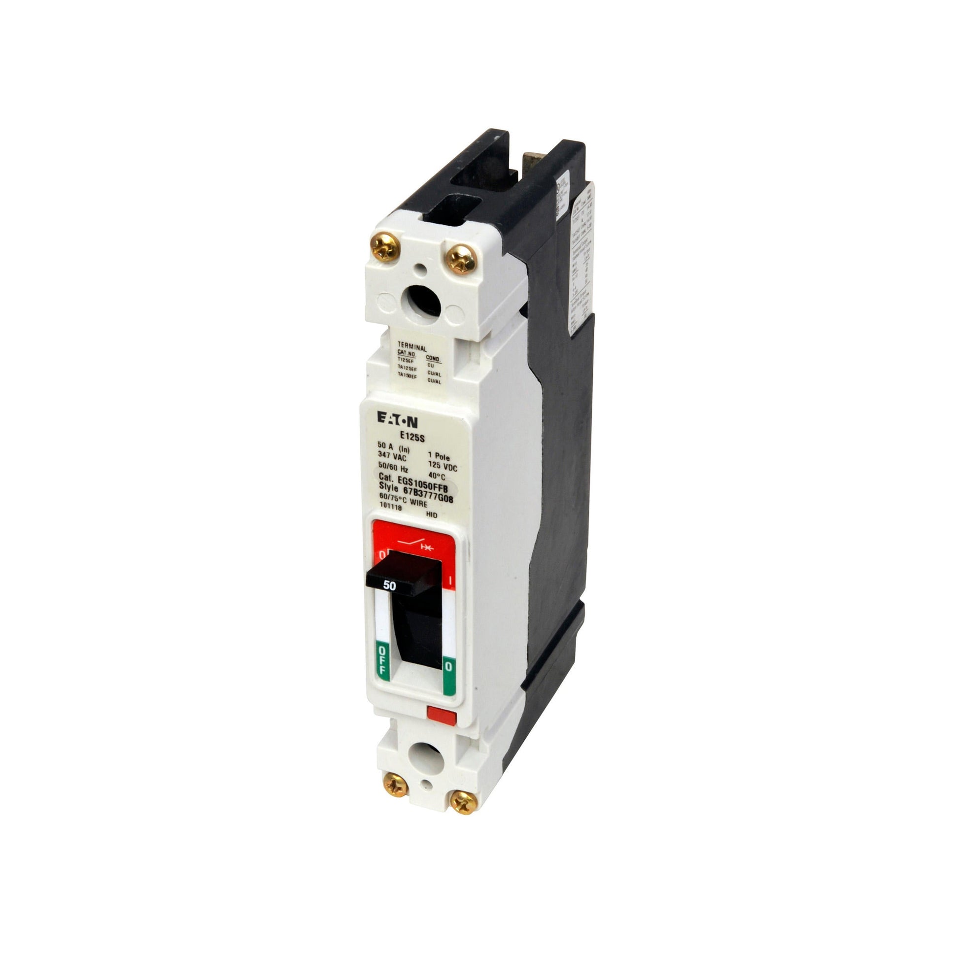 EGH1020FFB Cutler Hammer Molded Case Circuit Breaker Series G 20A 240V - Essential Electric Supply