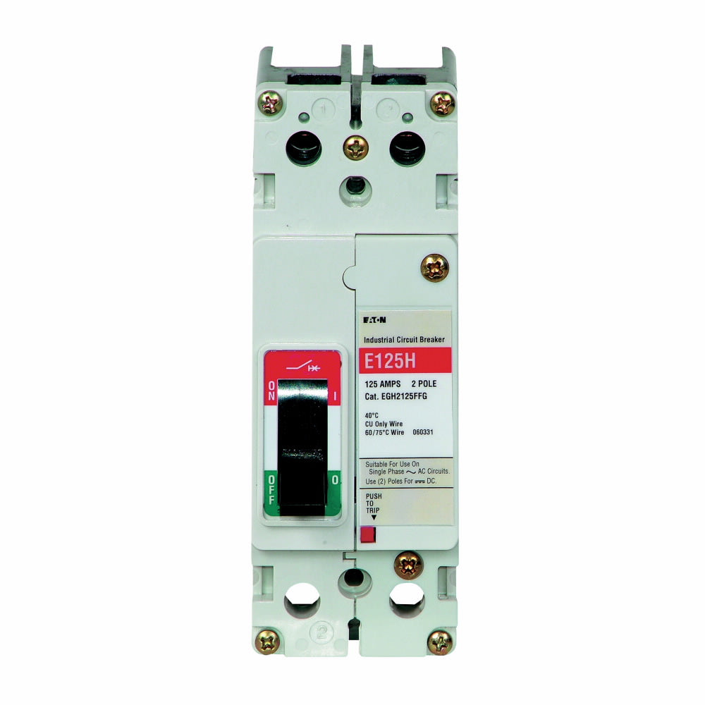 EGS2125FFG - Eaton Feed-Thru 600V 125A 2 pole circuit breaker 35kA@480V - Essential Electric Supply