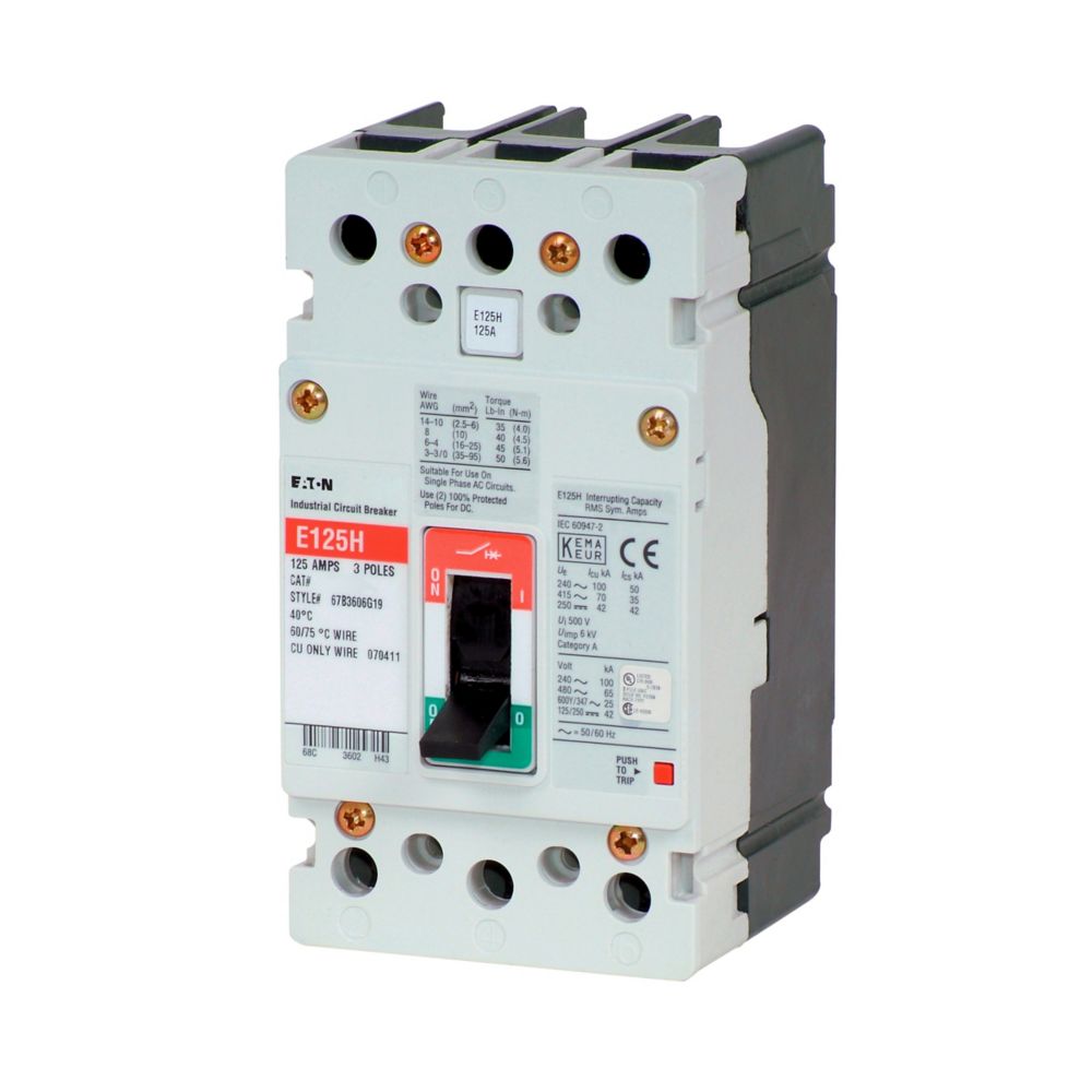 Cutler Hammer EGS3030FFG Circuit Breaker | Series G EGS 600V 30A