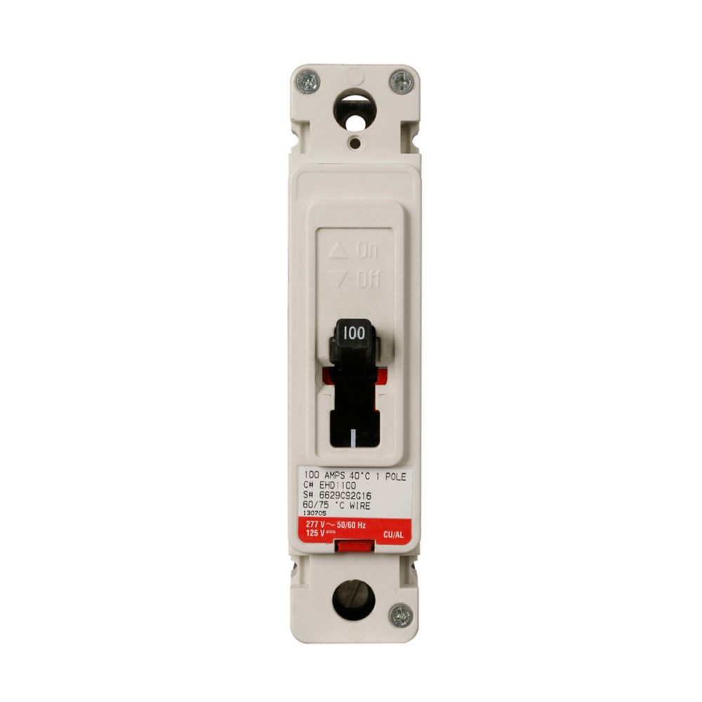 Cutler Hammer EHD1040L Circuit Breaker | 277V 40A 1P 14kA@480V Feed-Thru Series C