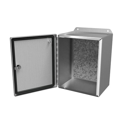 Hammond EJ1086AL Circuit Breaker Enclosure | UL 508A Type 3R 4 4X 12 13 CSA NEMA Type 3R 4 4X 12 13 IEC 60529 IP66