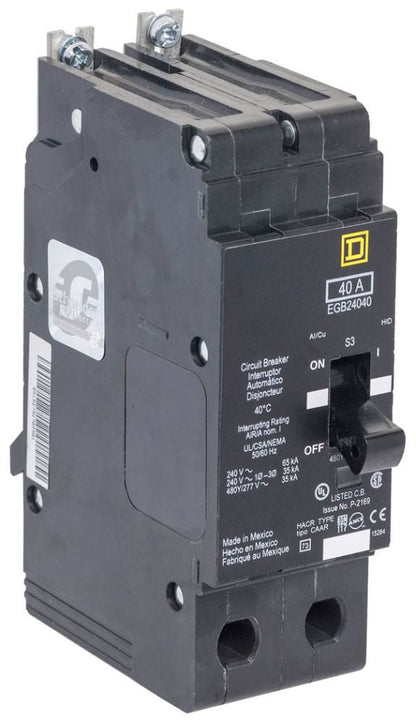 EJB24070 - Square D/ Schneider Electric Bolt-On 70 Amp 2 Pole Circuit Breaker - Essential Electric Supply