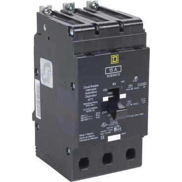 EJB36025 - Schneider Electric Bolt-On 600V 25A 3 pole circuit breaker 65kA@480V - Essential Electric Supply