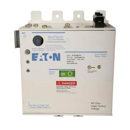 Cutler Hammer EOP3T07 Circuit Breaker Electrical Operator 120V Series C