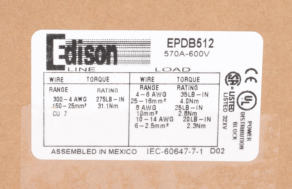 Eaton EPDB512 Fuse Block