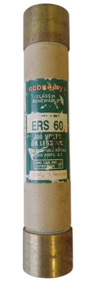 Cooper ERS60 Fuse | 600V 60A 10kA@600V ERS Series