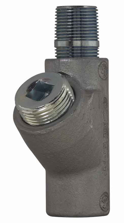 Crouse-Hinds EYS16 Conduit Sealing Fitting Hazardous Location Vertical Use Male/Female Hubs 1/2" Trade Size Group B Rated EYS Series