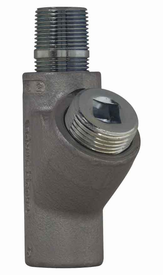 Crouse-Hinds EYS16 Conduit Sealing Fitting Hazardous Location Vertical Use Male/Female Hubs 1/2" Trade Size Group B Rated EYS Series