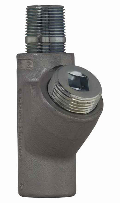 Crouse-Hinds EYS16 Conduit Sealing Fitting Hazardous Location Vertical Use Male/Female Hubs 1/2" Trade Size Group B Rated EYS Series