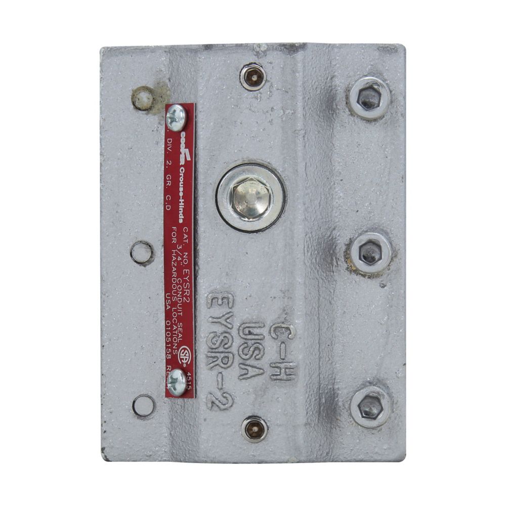 Eaton EYSR7 Retrofit Sealing Fitting Hazardous Locations Feraloy Iron Alloy 2-1/2" Conduit Crouse-Hinds Series