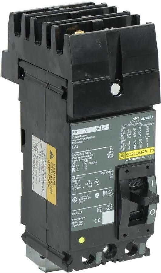 FA26040AB - Square D I-Line Style Plug-In 40 Amp 2 Pole Circuit Breaker - Essential Electric Supply