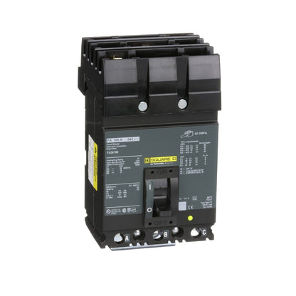 Square D FA34100-BLACK Circuit Breaker | 480V 100A 3P 18kA@480V I-Line