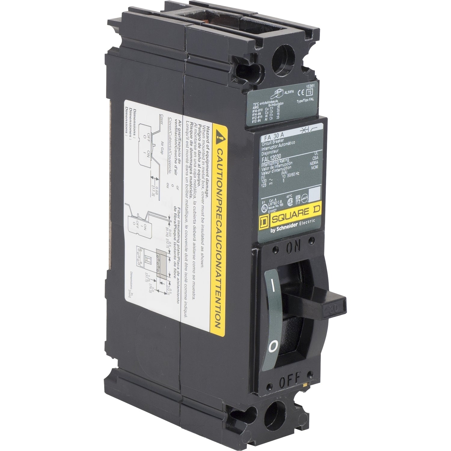 FAP16090 Square D Molded Case Circuit Breaker FAL Series 90A 277V - Essential Electric Supply