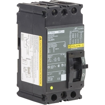 FAL24070 - Square D Feed-Thru 70 Amp 2 Pole Circuit Breaker - Essential Electric Supply