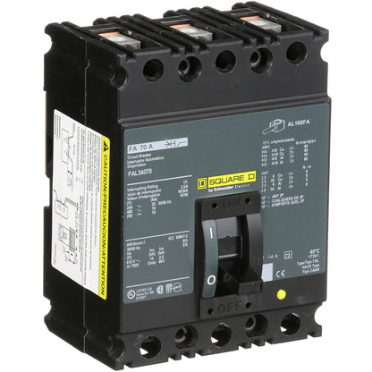 Square D FAL34070 Circuit Breaker | FAL Series FAL 480V 70A