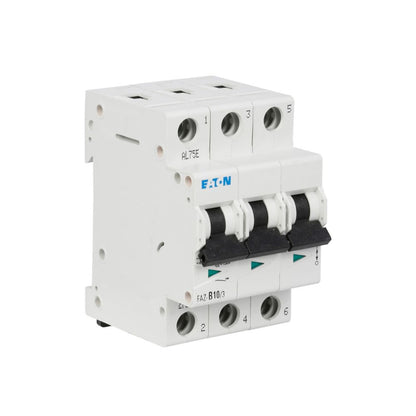 Eaton FAZ-D30/3-RT Circuit Breaker | 480V 30A 3P 10kA@277/480V Feed-Thru FAZ Series
