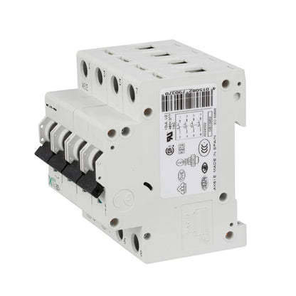 Eaton FAZ-C32/4 Circuit Breaker | 480V 32A 4P 10kA@277/480V Feed-Thru FAZ Series