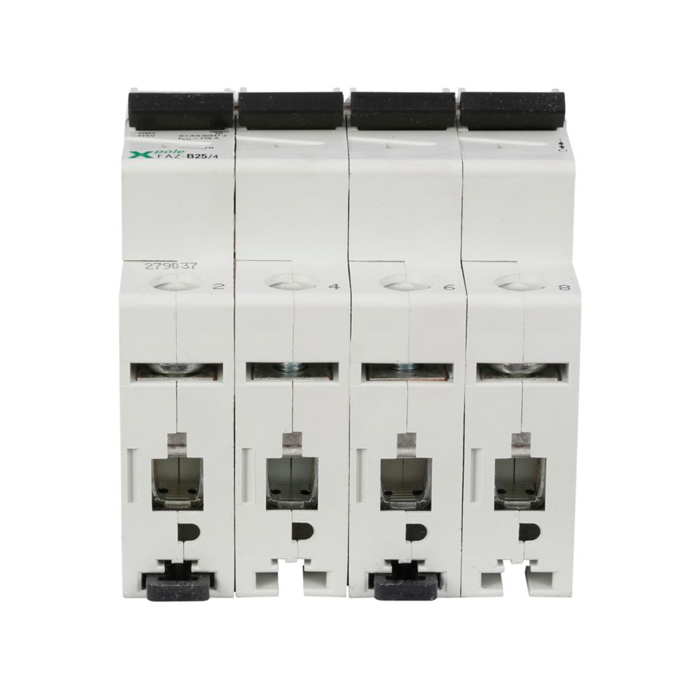 Eaton FAZ-C32/4 Circuit Breaker | 480V 32A 4P 10kA@277/480V Feed-Thru FAZ Series