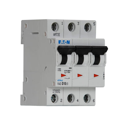 Eaton FAZ-D10/3 Circuit Breaker | FAZ Series FAZ 5V 10A