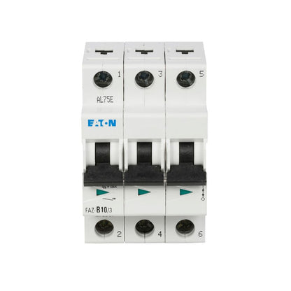 Eaton FAZ-D40/3 Circuit Breaker | 3V 40A 3P 10kA@277/480V Feed-Thru FAZ Series