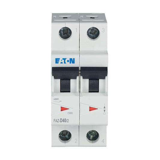FAZ-C4/2 Eaton Molded Case Circuit Breaker FAZ Series 4A 480V - Essential Electric Supply