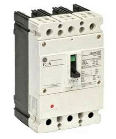 General Electric FBN36TE100RV Circuit Breaker | 600V 100A 3P 65kA@480V Bolt-On Record Plus